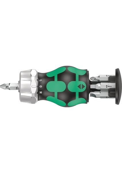 05008886001 Kompakt Stubby Magazin Ra 4, Cırcırlı Tornavida, Uç Hazneli, 6 Parça