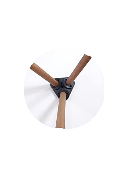 Zigon Sehpa Ahşap Ayaklı Kare Mermer Desenli Tasarım (Beyaz Mermer) fiyatları