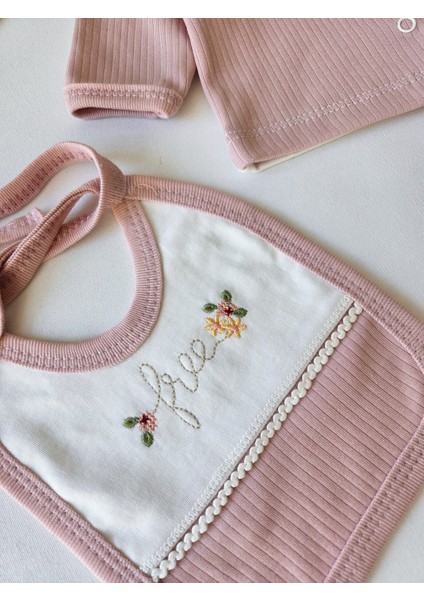 %100 Pamuk Kız Bebek Yenidoğan 5 Parça Hastane Çıkış Seti fırsatları