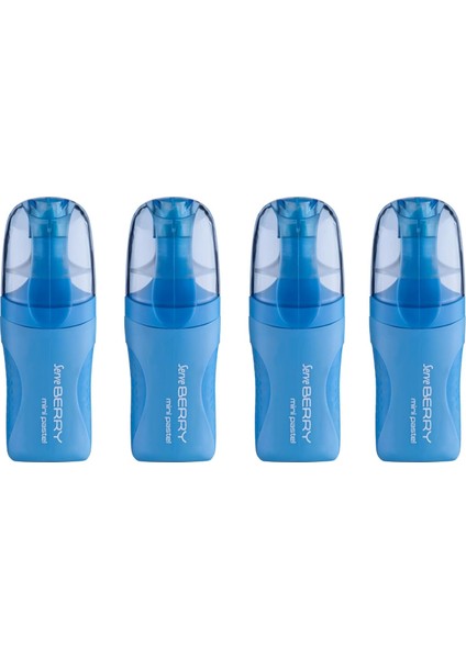 Berry Mını Fosforlu Pastel Mavi 4lu Set