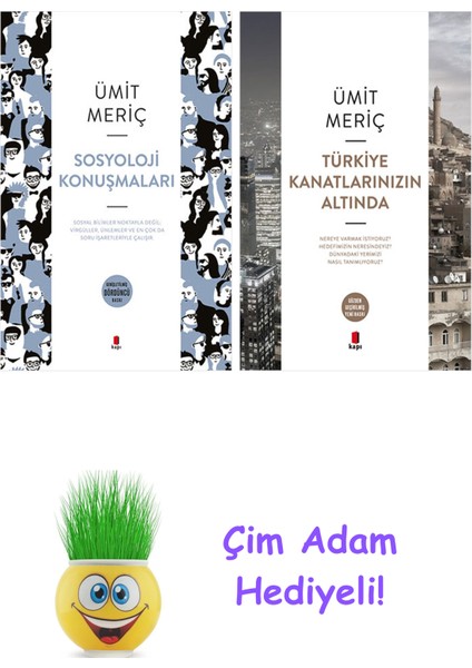 Ümit Meriç 2 Kitap Seti + Çim Adam Hediye