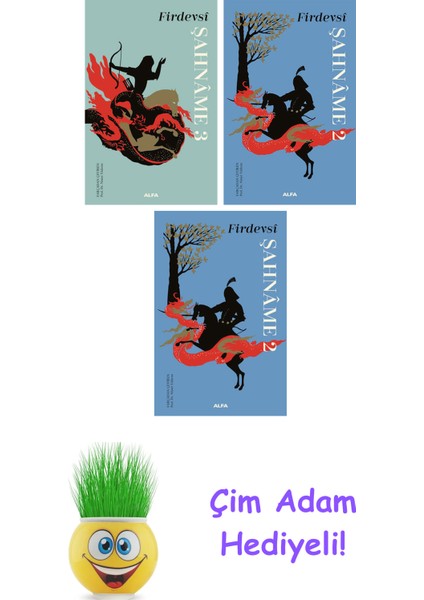 Firdevsi 3 Kitap Seti + Çim Adam Hediye