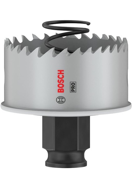 1 x Pro Sheet Metal Power Delikli Testere (Paslanmaz Çelik Levhalar, Çelik Levhalar, Ø 51 Mm, Profesyonel Aksesuar Döner Matkap/sürücü)