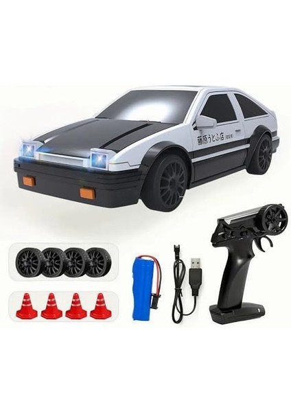 Ghz Uzaktan Kumandalı 4x4 Şarjlı Işıklı Yapan Araba - Uzaktan Kumandalı Rc Aracı (Beyaz) fiyatları