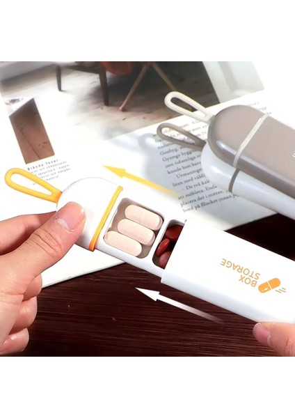 buffer® 3 bölmeli taşınabilir seyahat tipi hap saklama kutusu saklama kutusu fırsatları