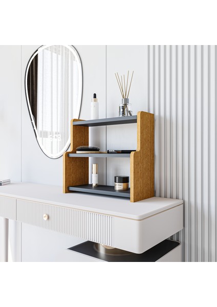 Mutfak Tezgah Üstü Organizer 3 Raflı Baharatlık Mutfak Banyo Düzenleyici modelleri