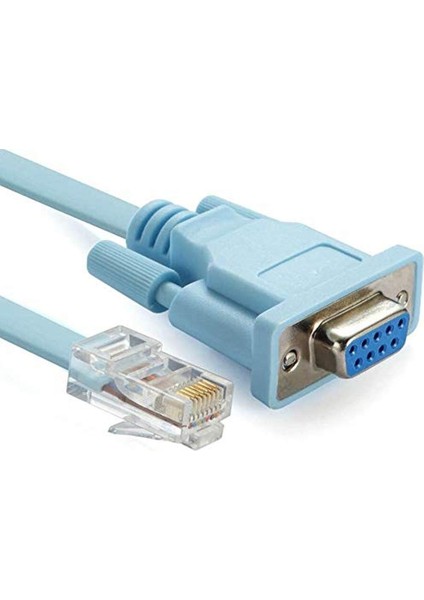 4335 To RS232 9 Pin CAT5E 6 Çevirici Dönüştürücü Ethernet Kablosu