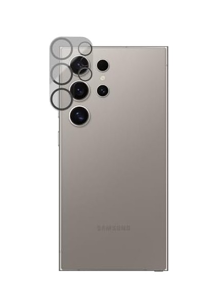 S25 Serisi Ile Uyumlu Şeffaf Hd Temperli Cam Kamera Lens ( S25 Ultra) fiyatları