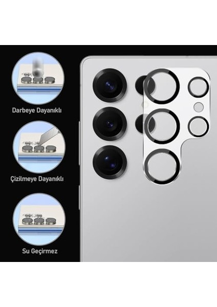 S25 Serisi Ile Uyumlu Şeffaf Hd Temperli Cam Kamera Lens ( S25 Ultra) modelleri