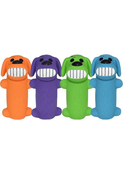Loofa Latex Mini Renkli Köpek Çiğneme Oyuncağı - Sağlam ve Dayanıklı Çiğneme Oyuncağı!