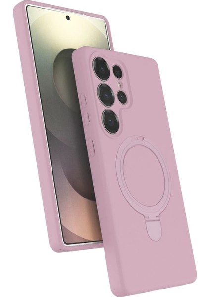 Samsung Galaxy S23 Ultra Regal Magsafe Standlı Kapak - Açık Pembe fiyatları