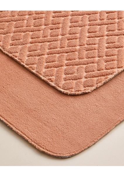 Turuncu Banyo Paspası Seti 60X100 cm + 50X60 Cm, Şık ve Konforlu Kullanım fiyatları