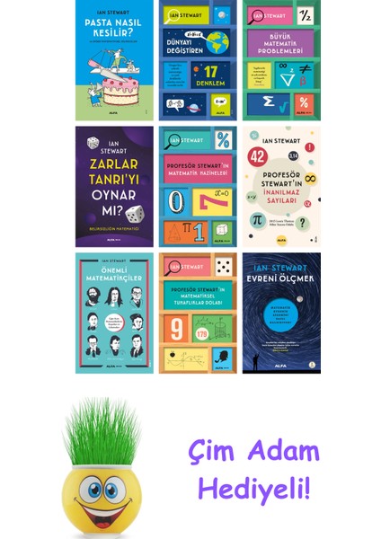 Ian Stewart 9 Kitap Seti + Çim Adam Hediye