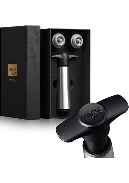 Vin Şarap Paslanmaz Çelik Hediye Kutusu - Şarabınızı Taze ve Keyifli Tutun - Açılmış Şişelerinizin Kalitesini Koruyun - Lüks Şarap Aksesuarı modelleri