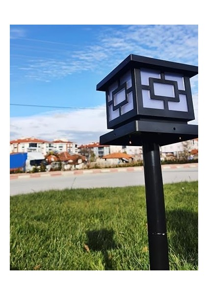 Solar Güneş Enerjili 10W Set Üstü 78 cm Bahçe Aydınlatması, Su Geçirmez, 3200K-6500K, Solar Küp, 2 Modlu (Beyaz-Gün Işığı),, Çit, Bahçe Duvarı Küp Aydınlatma 165×110 mm modelleri