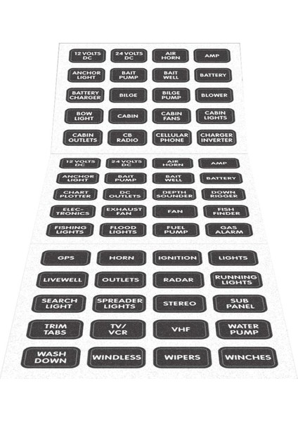 Sea 60 Label Set