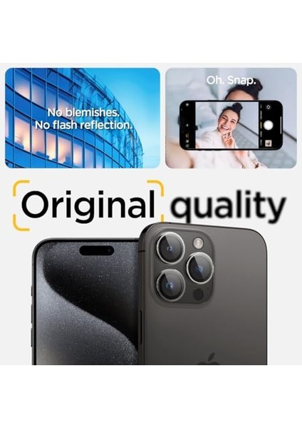 16 Pro Max / 16 Pro / 15 Pro Max / 15 Pro / 14 Pro Max / 14 Pro Kamera Lens Camı Kurulum Glas.tr Ez Fit Optik Pro (2 Adet) Crystal Clear - AGL06914 fiyatları