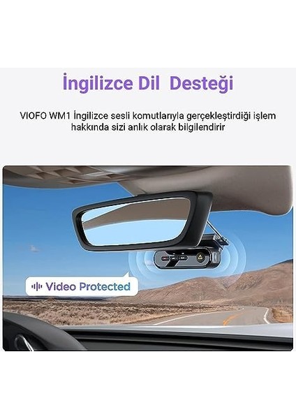 Wm1 2k 30FPS Qhd Starvis Sensor Wifi S&apos;li Araç Kamerası modelleri