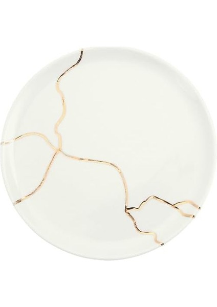 Spirits Yaldız Düz Tabak 20CM