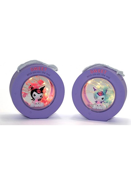 Polyester Kuromi Masa Üstü Lamba Model 2