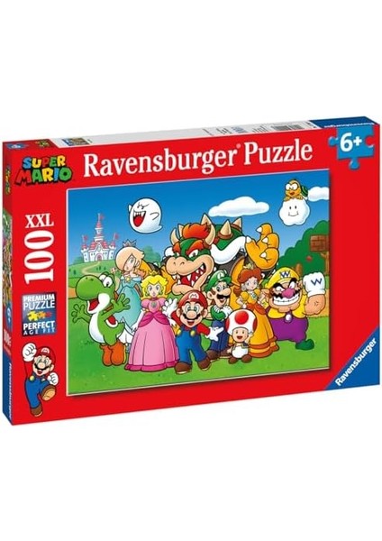 129928 100 Parçalı Puzzle Süper Mario, Çok Renkli modelleri