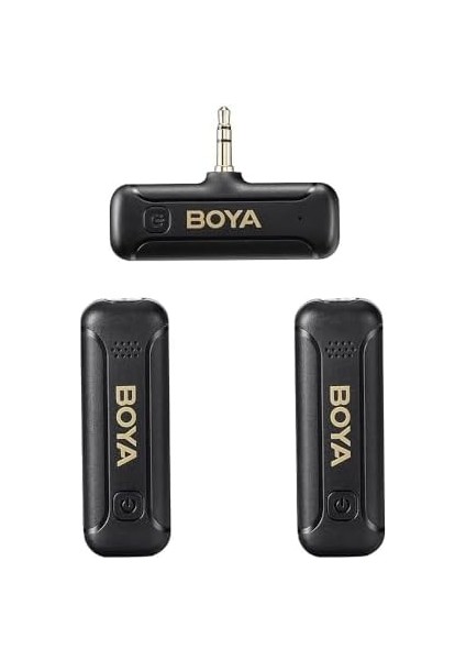 BY-WM3T2-M2 3.5mm Ikili Kablosuz Mikrofon modelleri