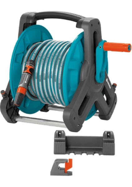 Gardena 08009-20 Duvara Montelı Hortum Arabası Set