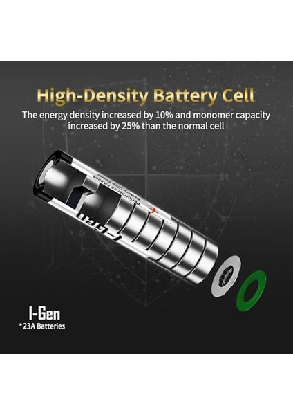 23A Pil 10&apos;lu Paket 12V MN21 Pil (A23 / 23A / V23GA / LRV08 / 8LR932) modelleri