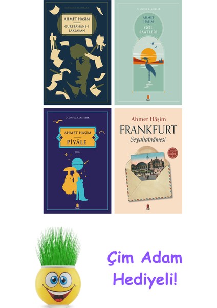 Ahmet Haşim 4 Kitap Seti + Çim Adam Hediye
