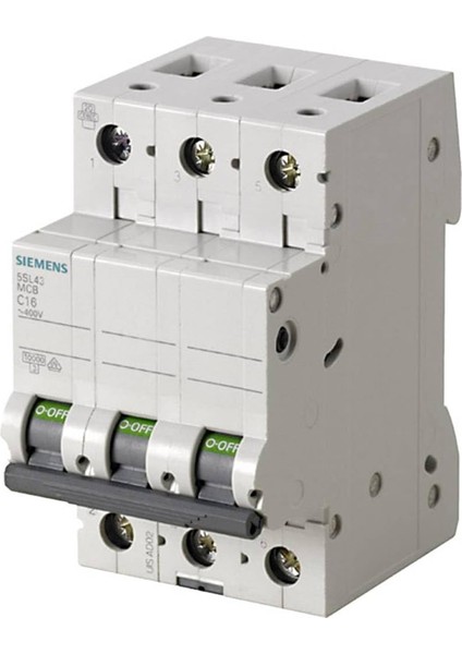 16A; 3 Fazlı; 70MM Otomat; Anahtarlı Otomatik Sigorta; 10KA; C Tipi; Yavaş Karakterli