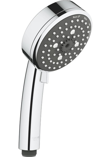 100 El Duşu, 4 Akışlı, Su Tasarruflu, Kireç Önleyici Sistem, Duş Başlığı, Krom, 26094000