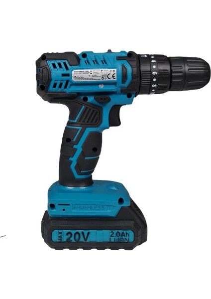 Cat Power 1390 Akülü Darbeli Matkap 20 Volt Kömürsüz