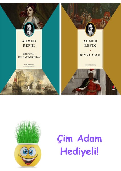 Ahmed Refik 2 Kitap Seti + Çim Adam Hediye