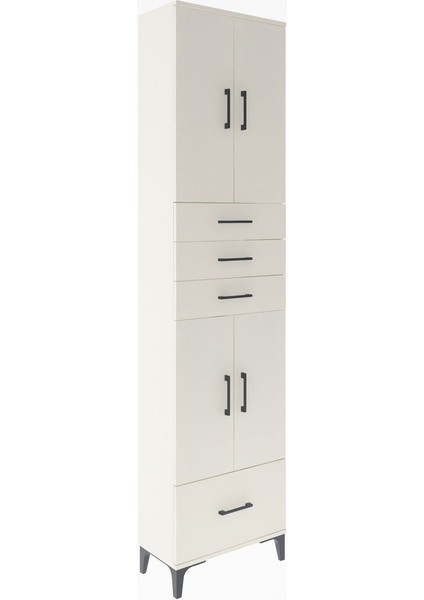 Arges Dolap 4 Raflı 4 Çekmeceli 4 Kapaklı 60X30X243 Aytaşı-Aytaşı fiyatları