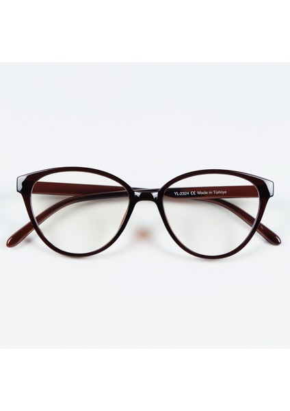 Ava Kahverengi Kadın Mavi Işık Koruma Gözlüğü