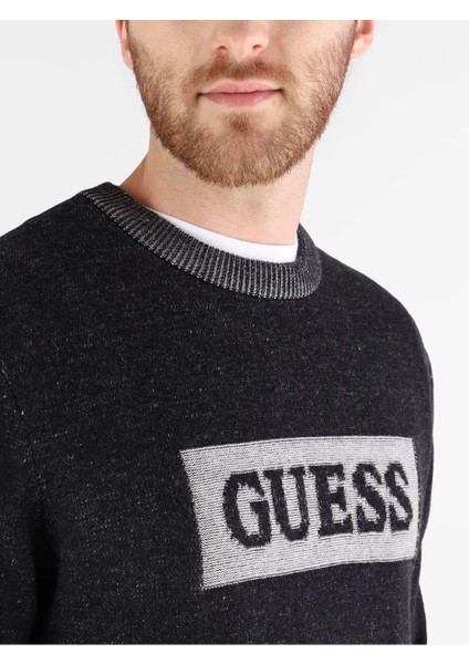 Gues Erkek Jack Cn Box Logo Kazak M5BR28Z0531 modelleri