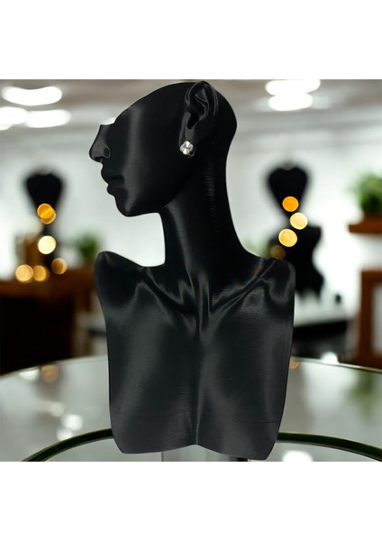 925 Ayar Gümüş Parlak Şanslı Yonca Van Cleef Küpe fiyatları