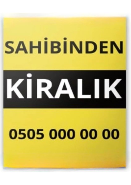 Sahibinden Kiralık 70X100 cm Afiş