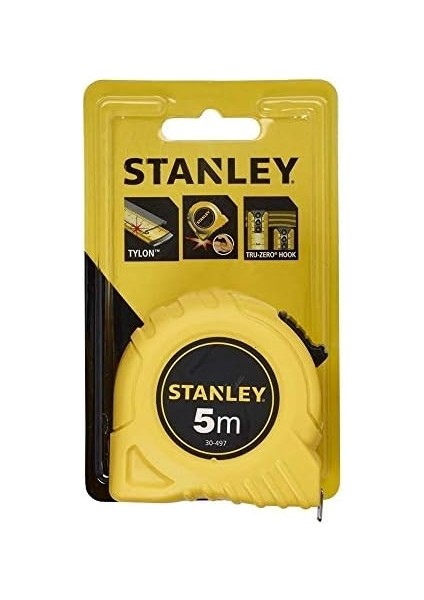 1-30-497 Şerit Metre, 5MX19MM, Sarı/siyah modelleri