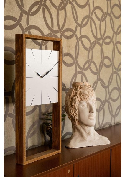 Ahşap Modern Duvar Saati 60 x 30 HU41HU41Lİ0162