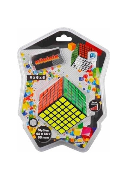 201000603 Smile Games Kübirik Zeka Küpü 6X6X6, Çok Renkli fiyatları