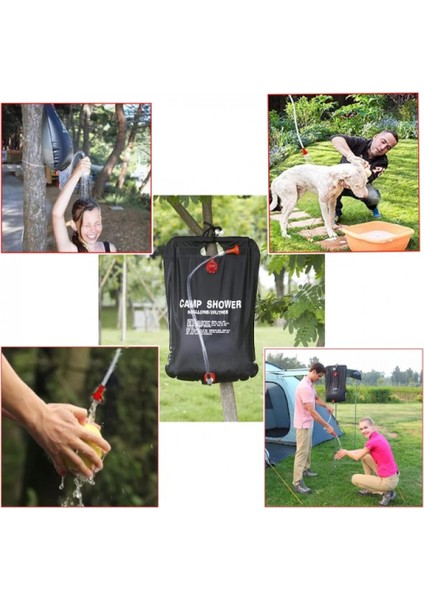 20 Litre Solar Isıtıcılı Kamp Duş Torbası indirimleri