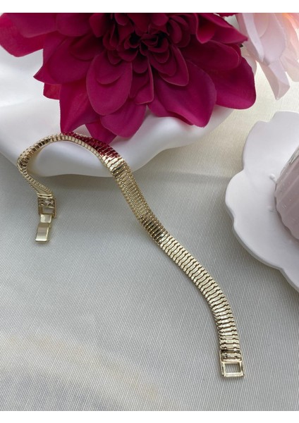 Çelik Altın Renk Bileklik