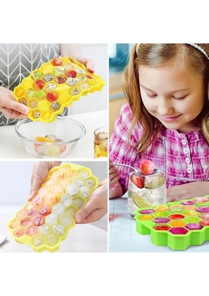 Bölmeli Slikon Petek Şeklinde Buz Kalıbı fiyatları