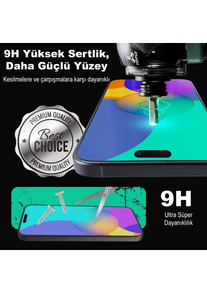 iPhone 17 Pro - Tam Ekran Koruyucu Gerçek 9h Temperli Cam, (Otomatik Takma Aparatlı) Full Cam fiyatları