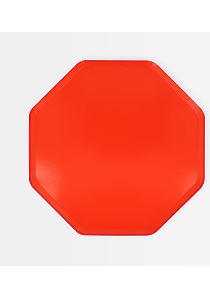 - Tomato Red Plates - Domates Kırmızısı Tabaklar (M) (X8)