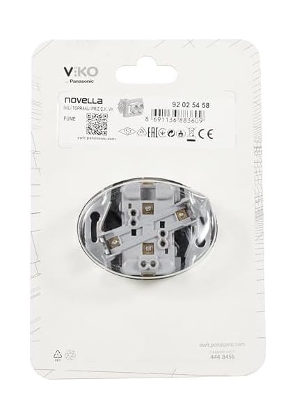 Novella Füme Ikili Toprakli Priz Çarpma Karşıtı Çocuk Korumalı fiyatları