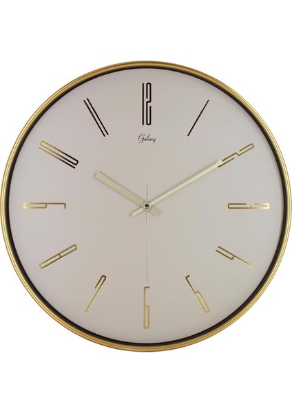 41 cm Akar Saniye Sessiz Mekanizma Duvar Saati