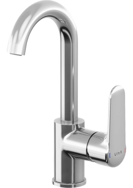 Root Round A42754 Döner Lavabo Bataryası, Krom