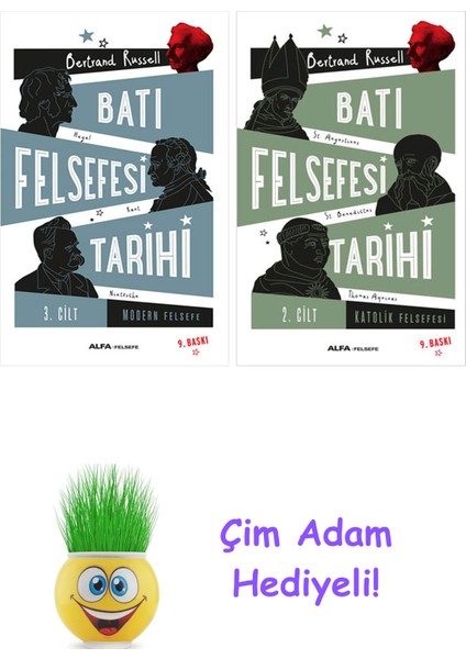 Bertrand Russell 2 Kitap Seti + Çim Adam Hediye